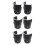 6PC Billiard Pool Table Pockets Table Accessories Space Saving Sturdy Billiard Table  Hole Pocket Billiards Supplies 1