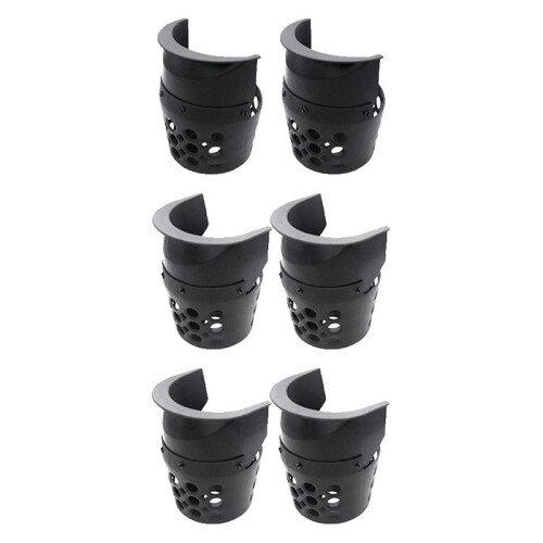 6PC Billiard Pool Table Pockets Table Accessories Space Saving Sturdy Billiard Table  Hole Pocket Billiards Supplies