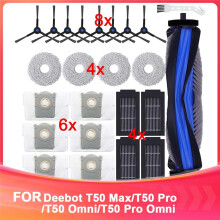 24 Pack Accessories Replacement Parts for Deebot T50 Max/T50 Pro/T50 Omni/T50 Pro Omni