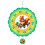 Wind Spinner Outdoor, Amarelo e Verde Squirrel Wind Chime Mandala Hanging Wind Spinners para Decoração Interna e Externa 1