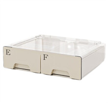 Multifunctional Desktop Cosmetic Storage Box High-End Feel Dust-Proof Drawer Transparent Storage Box Large Capacity A