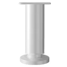 Adjustable Height Furniture Support Legs for Bed Frame for Bed/Sofa/Cabinet/Couch/Table White 18-30cm
