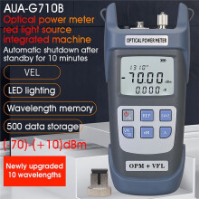 COMPTYCO AUA-G710B Optical Power Meter(OPM -70 -+10DBm) with Visual Fault Locator Optical Fiber Tester 10Km VFL 10MW