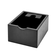 Anti Slip Espresso Coffee Grounds Waste Box Coffee Grounds Box Coffee Grounds Bucket Coffee Grounds Knock Box Black