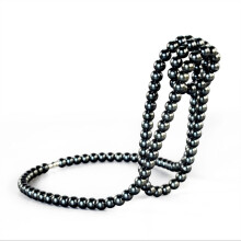 Nouveau Porte-Bouteilles de Vin Suspendu avec Collier de Perles, Décoration D'Intérieur, Décoration de Bureau, Objet D'Art Magique de Luxe, Noir