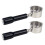 2X 51MM Coffee Bottomless Portafilter for  EC680/EC685 Filter Replacement Filter Basket Coffee Accessories 1