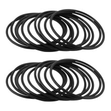 20Pcs Black Rubber Oil Filter Gasket O-Ring Gasket 38mmX35mmX1.5mm