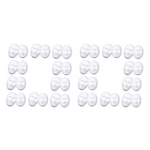 White Mask,24Pcs Halloween Full Face Mask Blank DIY Mask Dance Cosplay Party Plain Masquerade Paper Mask to Decorate