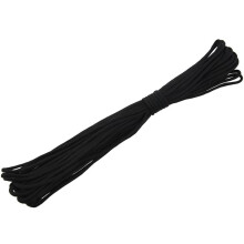 3X Paracord 550 Parachute Rope 7 Core Strang Zum Klettern Camping Buckle Rope Black 50Ft