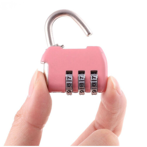 2X Luggage Box Resettable Combination Lock Padlock 3 Digit Number