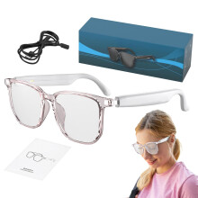 AI Translation Glasses with Builtin Earbuds for Instant Language Translation Travel and Business