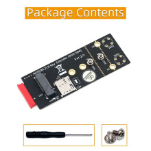 M.2(NGFF) Key B-Adapter met SIM-Slot voor 3G/4G/5G-Module Ondersteunt  SIM-Kaart en 3042/3052 Type M.2 Key B-Kaartformaat