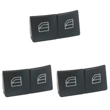 3X Window Button Covers for W204 C E Glk Class, Front Left+Right Window Repair Button Caps
