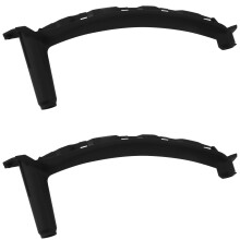 2X Negro Tapa Inferior Decorativa de Manija de la Puerta Derecha Manija para 2007-2014 E70 X5 E71 / E72 X6