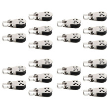 20 Pieces of Stainless Steel Pulley Nylon Pulley Sailing Yacht Ship Pulley Nylon Rope Pulley Rocking Pulley