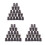60 Paper Cups (9Oz) - Plain Solid Colours Birthday Party Tableware Catering(Black) 1
