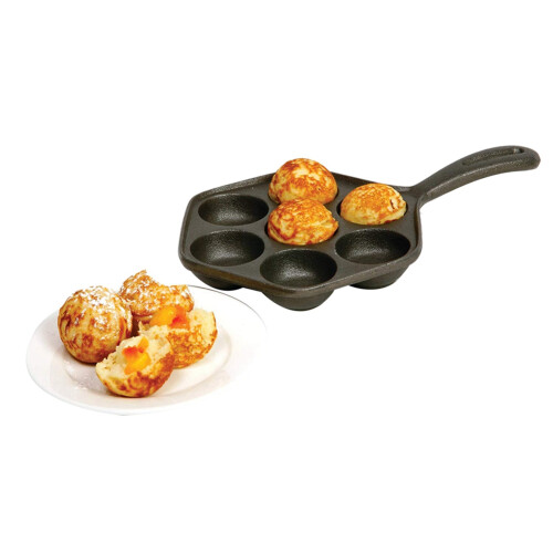 2X Antiadherente Relleno de Hierro Fundido Stuffedpancake Sartén 1