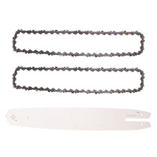 14 Inch Chain Saw Guide Bar with 2Pcs Chains for 017 MS170 MS171 MS170/MS180/MS230/MS250 All Types Steel