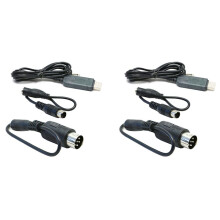 4x voor FLYSKY FS-SM100 SM100 RC USB Flight Simulator FMS-Kabelset voor FS-I6 I10 I6 X FS-T6 FS-CT6B TH9X RC