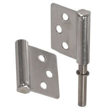 3 Zoll Silber Ton Edelstahl 360 Grad Fenster Tür Flag Scharnier 6 Stücke