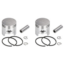 2X 40-5 Freischneider-Kolbenring, Stiftclip, Feder, Elektromäher-Kolbensatz, Freischneider-Ersatzteile