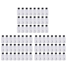 72 Bouteilles de Colle Vides en Plastique avec Pinceaux 1, 7 Oz Bouteilles de Peinture Vides Colle Fournitures D'Artisanat D'Art pour Enfants en Bas