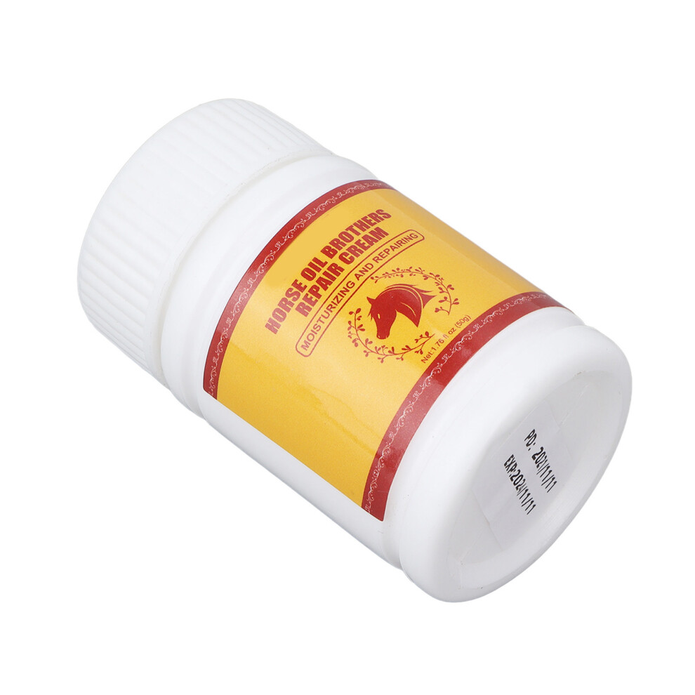 Cream Horse Oil 50G Organic Moisturizer For Hands & Feet, Fast Absorption