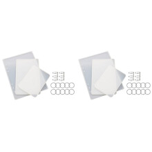4x A5 A6 A7 Notizbuchhülle Harzform DIY UV-Epoxid-Silikonformen Transparentes Buch Geschenk Harzgussformen Harzhandwerk