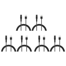 6 Stück 5 V 1 A USB-Ladekabel für Rasierer für QP2724 QP2834 QP1924 MG9520 Ladekabel für Elektrorasierer