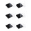 6X Stamp Pad Ink Pad Wedding Letter Document Black 1