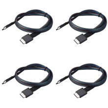 4X Sas Server Multi-Function Convenient Hard Disk Cable Oculink SFF-8611 Pcie4.0 Array Card Connection Cable