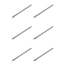 6X Double Echelle Laterale Regle Droite en Acier Inoxydable Outil de Mesure 50cm