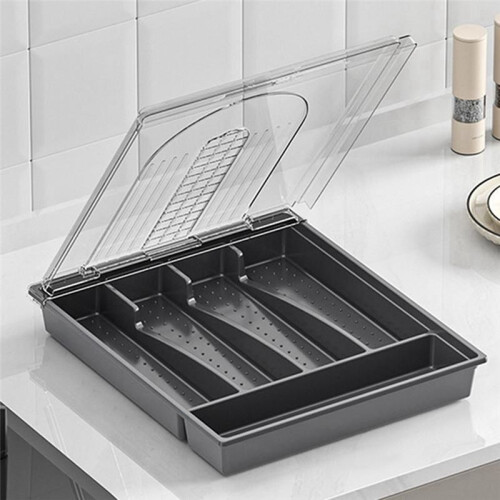Kitchen Drawer Storage, Storage Box for Tableware, Spoons, Forks and Knives, Ideal Table Support Box.