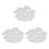 150 Pcs Clear Plastic 5mm One Hole Cord Stoppers Cord Lock Cord Lock Stopper 1