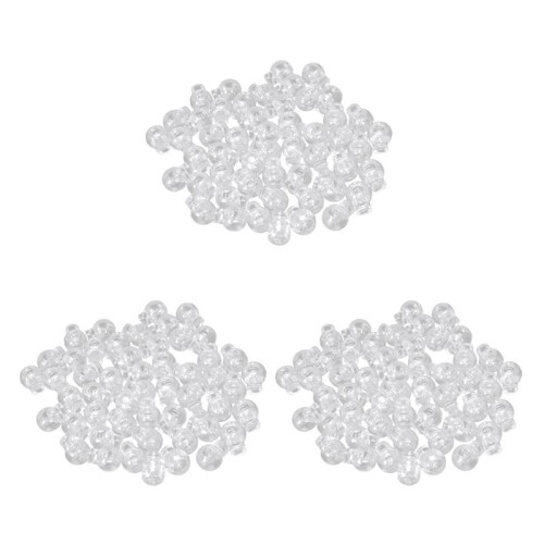 150 Pcs Clear Plastic 5mm One Hole Cord Stoppers Cord Lock Cord Lock Stopper