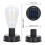 4 Pack Solar Hanging Lights Replacement Top with Bulb 3.15 Inch Solar Light Replacement Top Part Lantern Accessories 8