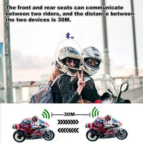 2X Motorcycle  Helmet Intercom Universal Interphone Headset with Noise Reduction for Full Helmet 3 Color Frame 2