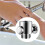 Shower Shut-Off Valve Sturdy Quick Regulator Leakproof Water Control Restrictor Flows Pressure Restrictor for Sprayer 4