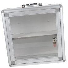 First Aid Kit Box with Safety Clasp Lock, Wall Mounted Hidden Medicine Storage Container