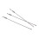 100pcs Stainless Steel Screw Locking Wire Keychain Cable Key Rings Outdoor Accessory 3