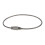 100pcs Stainless Steel Screw Locking Wire Keychain Cable Key Rings Outdoor Accessory 1