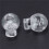 150 Pcs Clear Plastic 5mm One Hole Cord Stoppers Cord Lock Cord Lock Stopper 6