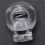 150 Pcs Clear Plastic 5mm One Hole Cord Stoppers Cord Lock Cord Lock Stopper 7