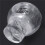 150 Pcs Clear Plastic 5mm One Hole Cord Stoppers Cord Lock Cord Lock Stopper 9