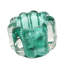 Glass Candlestick 1Pc Clear Crystal Candle Holders Glass-Green