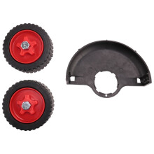 2X Roue Auxiliaire des Accessoires de Tondeuse à Gazon la Roue de Tondeuse à Gazon Universelle Amovible Peut Améliorer L'Efficacité Du Travail