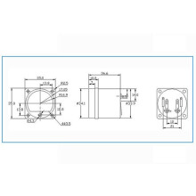 -39 Analog Panel 35Mm VU DB Meter Leistungs VerstäRker Musik  Analysator Audio Pegel Messer mit Hintergrund Beleuchtung Treiber Platine
