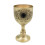 Schnapsglas mit geprägten Edelsteinen, 50 ml, Kelchbecher,-1 1