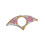 2Pcs Thumb Rings Page Holders Thumb Bookmarks-pink hydrangea. 1