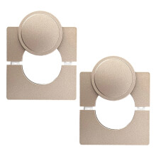 100x100mm Airconditioner Pijp Muur Gat Concealer Eenvoudige-Goud